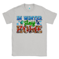Moon Dust in winter stay home with gloves Classic Tee - AdoDesignShop
