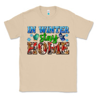Mushroom in winter stay home with gloves Classic Tee - AdoDesignShop
