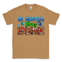 Toasted Coconut in winter stay home with gloves Classic Tee - AdoDesignShop
