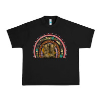 Black soldier boots camouflage leopard gemstone rainbow Urban Heavy Tee - Artiststas
