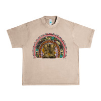 French Oak soldier boots camouflage leopard gemstone rainbow Urban Heavy Tee - Artiststas