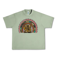 Oil Green soldier boots camouflage leopard gemstone rainbow Urban Heavy Tee - Artiststas