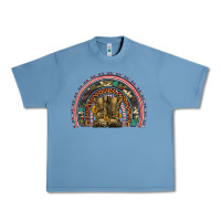 Pebble Blue soldier boots camouflage leopard gemstone rainbow Urban Heavy Tee - Artiststas