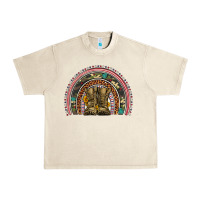 Sandshell soldier boots camouflage leopard gemstone rainbow Urban Heavy Tee - Artiststas