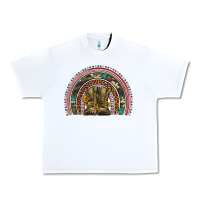 White soldier boots camouflage leopard gemstone rainbow Urban Heavy Tee - Artiststas