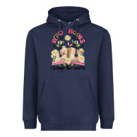 Navy read books change the world artiststas Heavyweight Hoodie - Artiststas