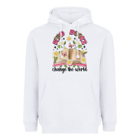 White read books change the world artiststas Heavyweight Hoodie - Artiststas