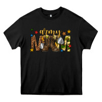 Black army mom Heavy Core Tee - texasbilliewilder
