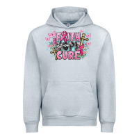 Heather Grey Faith hope cure Cancer Awareness Urban Hoodie - HowdyJamesFarm