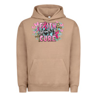 Pigment Burro Faith hope cure Cancer Awareness Urban Hoodie - HowdyJamesFarm
