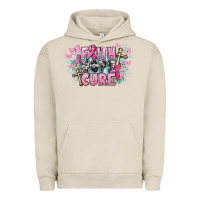 Pigment French Oak Faith hope cure Cancer Awareness Urban Hoodie - HowdyJamesFarm