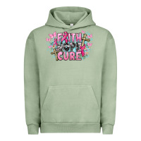 Pigment Oil Green Faith hope cure Cancer Awareness Urban Hoodie - HowdyJamesFarm