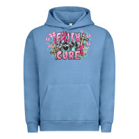 Pigment Pebble Blue Faith hope cure Cancer Awareness Urban Hoodie - HowdyJamesFarm
