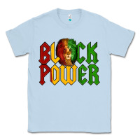 Dusty Blue Juneteenth Lion King Black Power Classic Tee - LillyAllenDesigns
