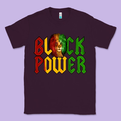 Juneteenth Lion King Black Power Classic Tee Designed By Lillyallendesigns