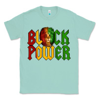 Seafoam Juneteenth Lion King Black Power Classic Tee - LillyAllenDesigns