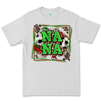 Dove Grey soccer nana with leopard Premium Tee - Zillion Design Studio