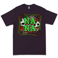 Plum soccer nana with leopard Premium Tee - Zillion Design Studio