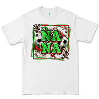 White soccer nana with leopard Premium Tee - Zillion Design Studio