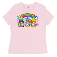 Bubblegum Pink lgbt gnomes Ladies Tee - Zillion Design Studio