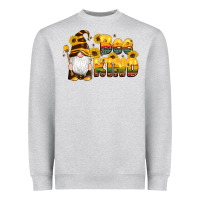 Heather Grey western bee kind gnomes bee honey sunflowers leopard serape Heavyweight Sweatshirt - Artiststas