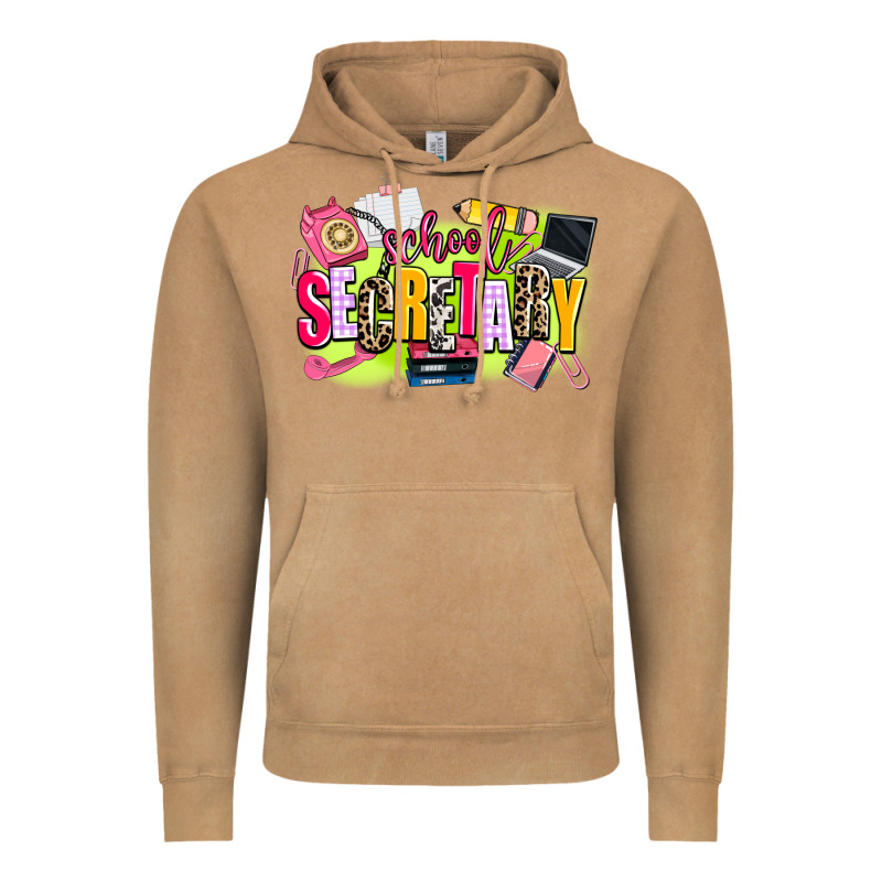 School Secretary Vintage Hoodie by AdoDesignShop | Teevron