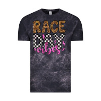 Cloud Black race day vibes Vintage Tee - Artiststas