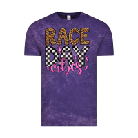 Cloud Purple race day vibes Vintage Tee - Artiststas