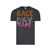 Vintage Black race day vibes Vintage Tee - Artiststas