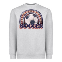 Heather Grey soccer rainbow Heavyweight Sweatshirt - JahusDesignShop