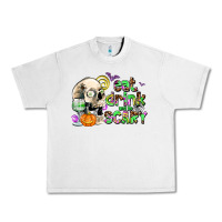 Lunar Rock eat drınk and be scary Urban Heavy Tee - AdoDesignShop