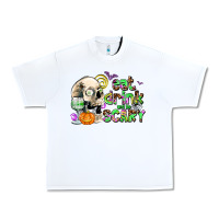 White eat drınk and be scary Urban Heavy Tee - AdoDesignShop