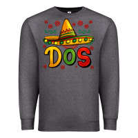 Charcoal Heather dos my second mexican birthday Premium Sweatshirt - Jasminsmagicworld