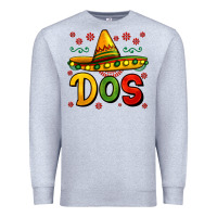 Heather Grey dos my second mexican birthday Premium Sweatshirt - Jasminsmagicworld