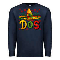 Navy dos my second mexican birthday Premium Sweatshirt - Jasminsmagicworld