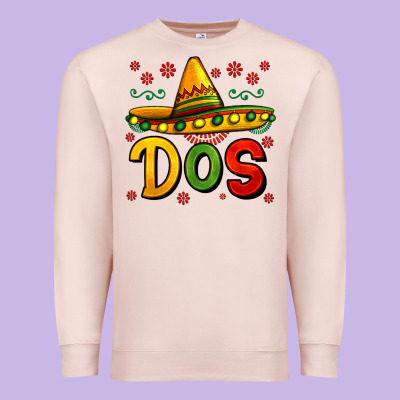 Dos My Second Mexican Birthday Premium Sweatshirt Designed By Jasminsmagicworld