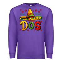 Purple dos my second mexican birthday Premium Sweatshirt - Jasminsmagicworld