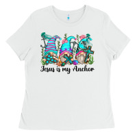 Jesus Is My Anchor Gnomes Ladies Tee | Teevron