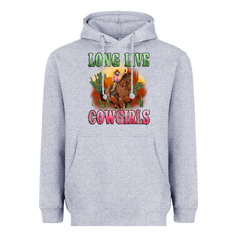 Long Live Cowgirls Artiststas Heavyweight Hoodie by Artiststas | Teevron
