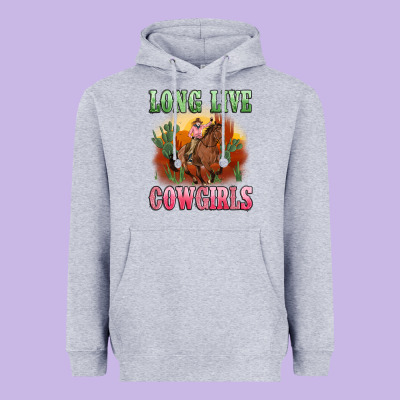 Long Live Cowgirls Artiststas Heavyweight Hoodie Designed By Artiststas
