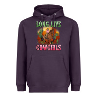 Plum long live cowgirls artiststas Heavyweight Hoodie - Artiststas