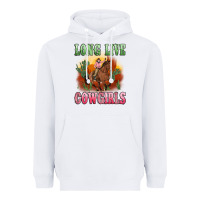 White long live cowgirls artiststas Heavyweight Hoodie - Artiststas