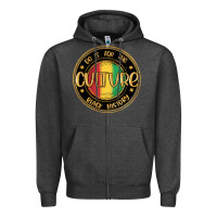 Charcoal Heather do it for the culture black history Zipper Hoodie - MaliasSmallBusiness