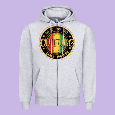 Do It For The Culture Black History Zipper Hoodie Designed By Maliassmallbusiness