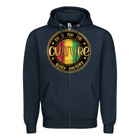 Navy do it for the culture black history Zipper Hoodie - MaliasSmallBusiness