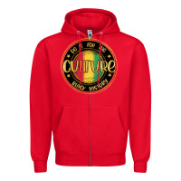 Red do it for the culture black history Zipper Hoodie - MaliasSmallBusiness