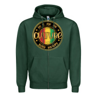 Sports Green do it for the culture black history Zipper Hoodie - MaliasSmallBusiness