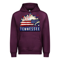 Mauve Wine tennessee 4th of july Urban Hoodie - CowGirlArtShop