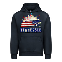 Navy tennessee 4th of july Urban Hoodie - CowGirlArtShop