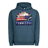 Pigment Midnight Navy tennessee 4th of july Urban Hoodie - CowGirlArtShop